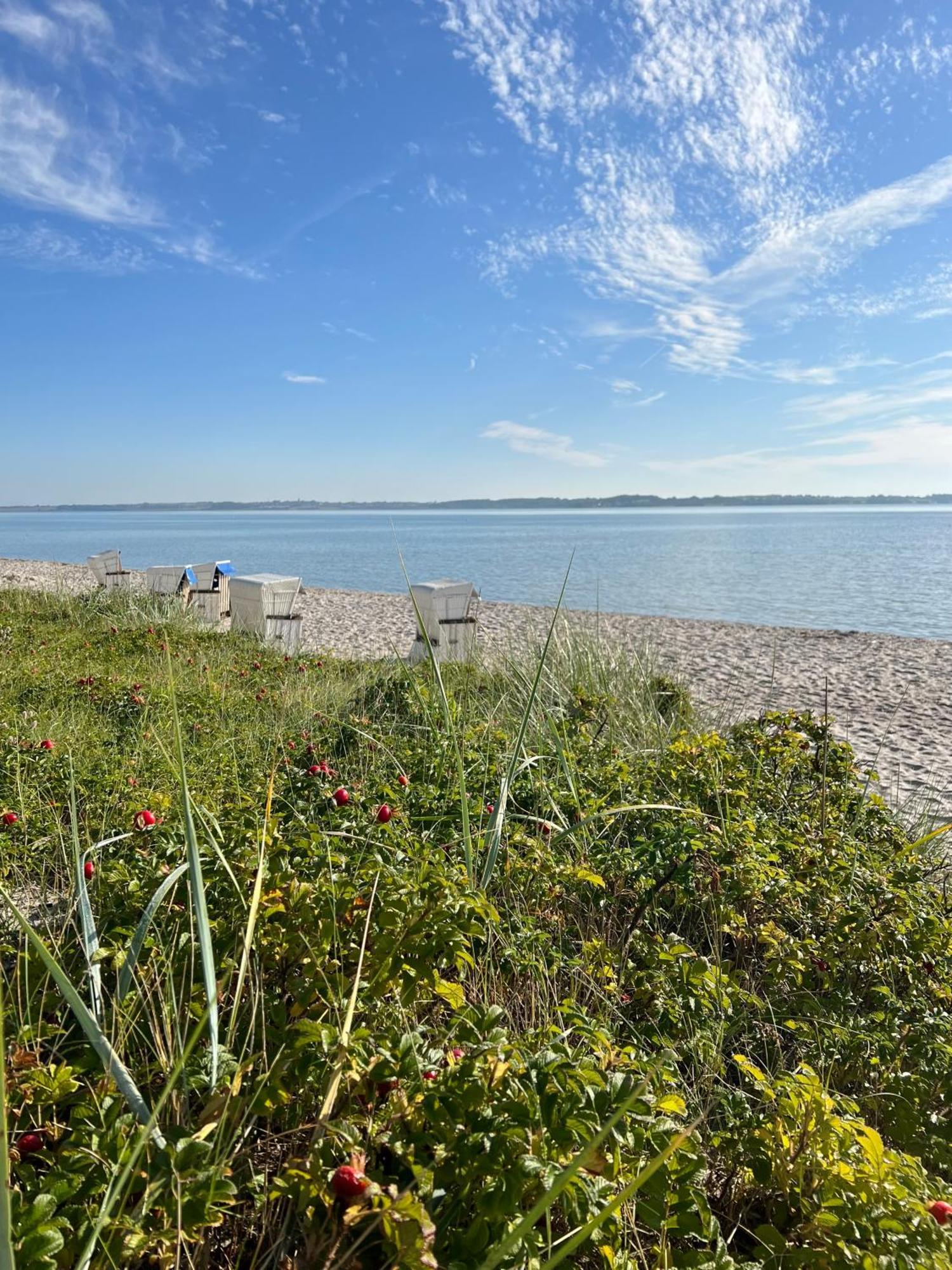Ostsee-Strandhaus-Holnis Glücksburg Kültér fotó